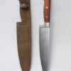 Cuchillo De Acero Inoxidable En Funda De Cuero